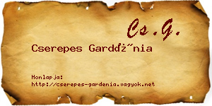 Cserepes Gardénia névjegykártya